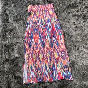 Beautiful Multi Color Maxi Skirt